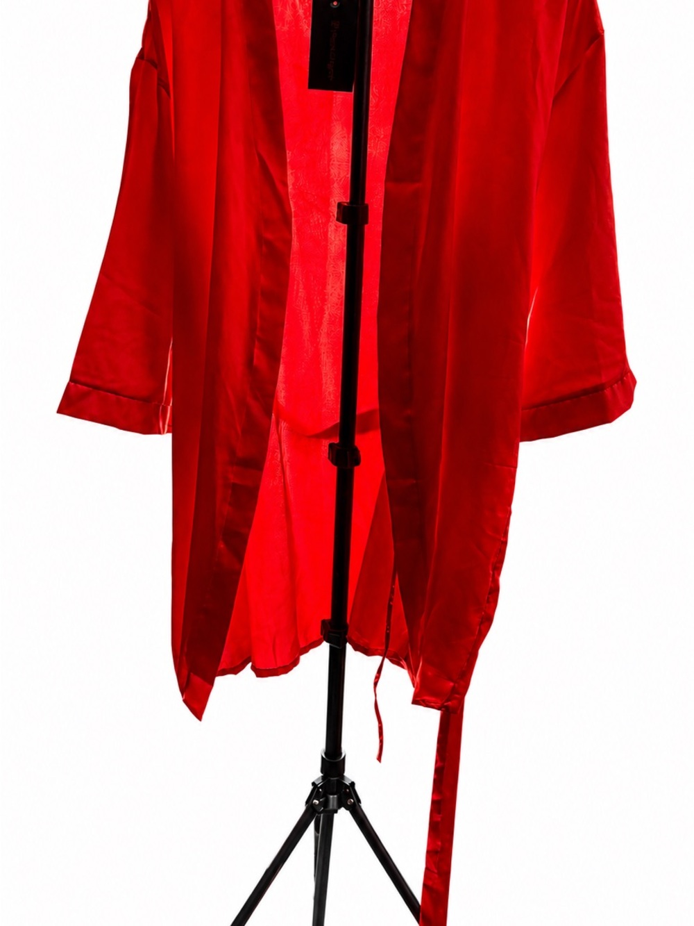 Popsi Lingerie Red Satin Sheer Robe | XL | NWT